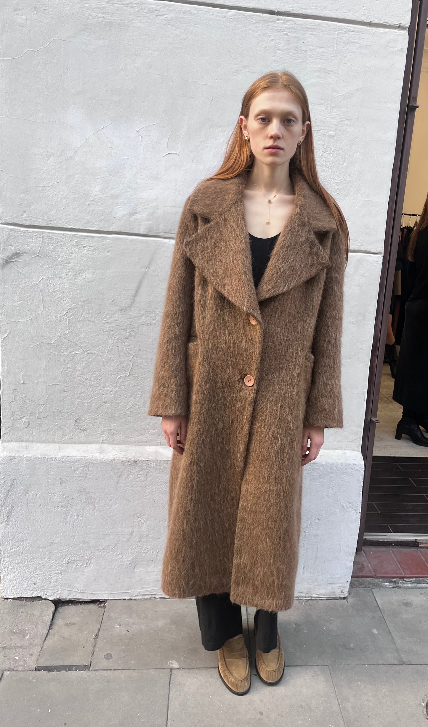HÅR  COAT in HAZEL BROWN